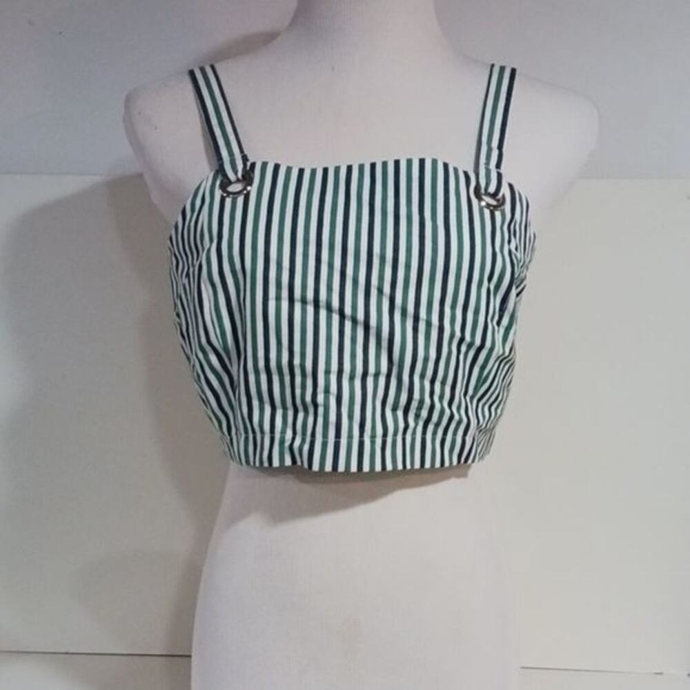 URBAN OUTFITTERS striped crop top L